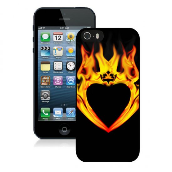 Valentine Fire Heart iPhone 5 5S Cases CAQ | Women